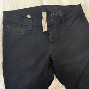 Burberry Men's Straight Jeans in Black